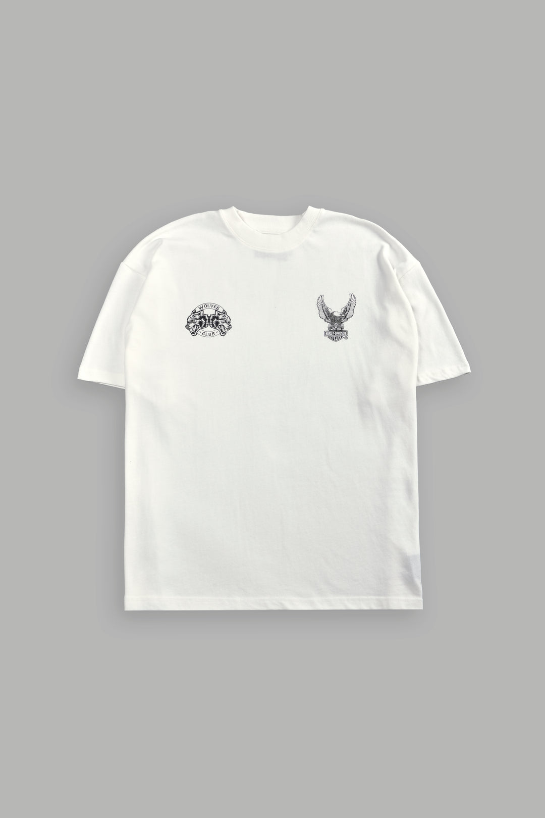 The Eagle & The Wolf "Premium" Oversized Tee in Cream