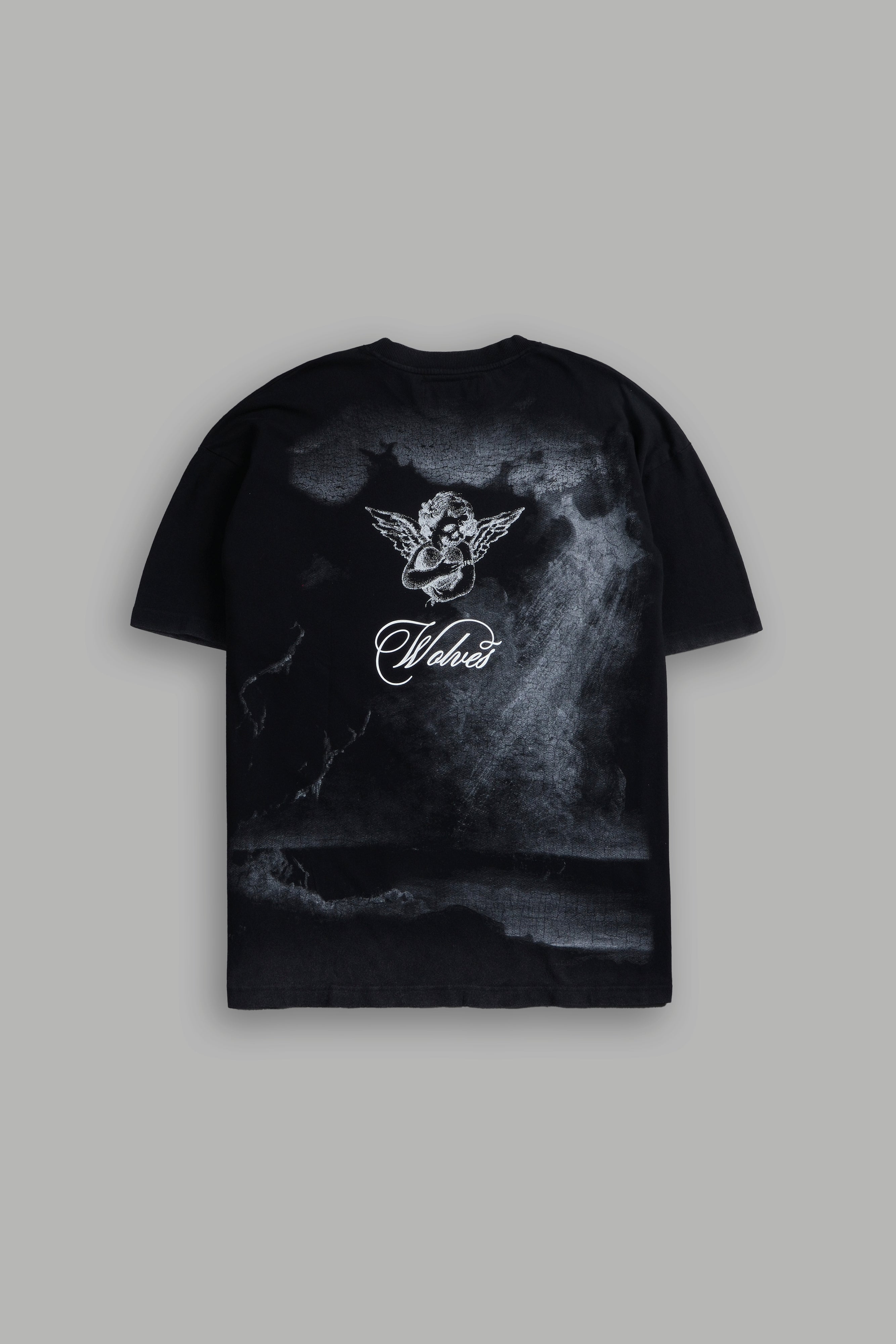 (1 Of 500) Divine Light "Premium" Oversized Tee in Black