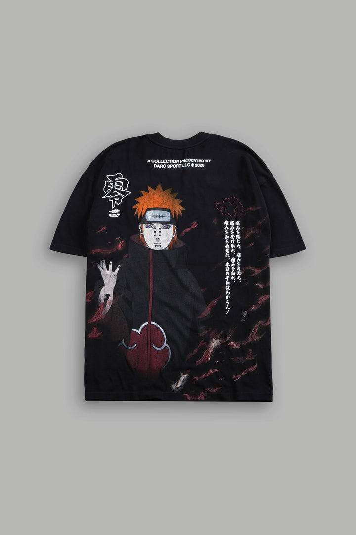 Infernal Pain Premium Oversized Tee in Black