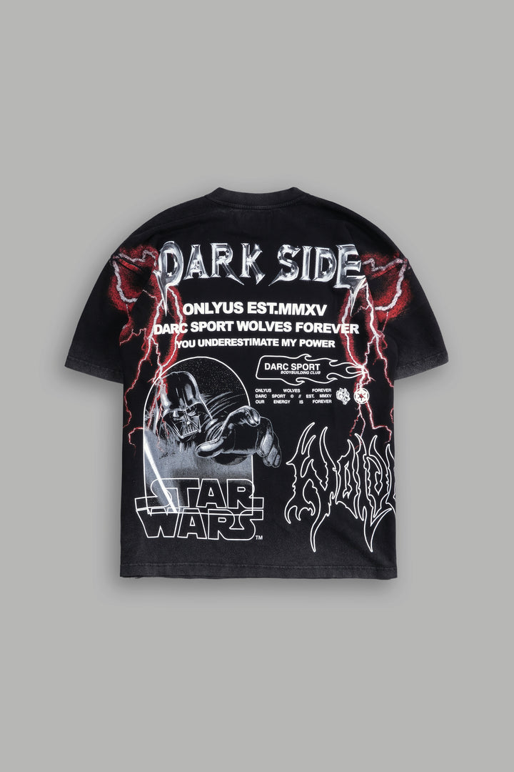 Come To The Dark Side "Premium" Oversized Tee in Black