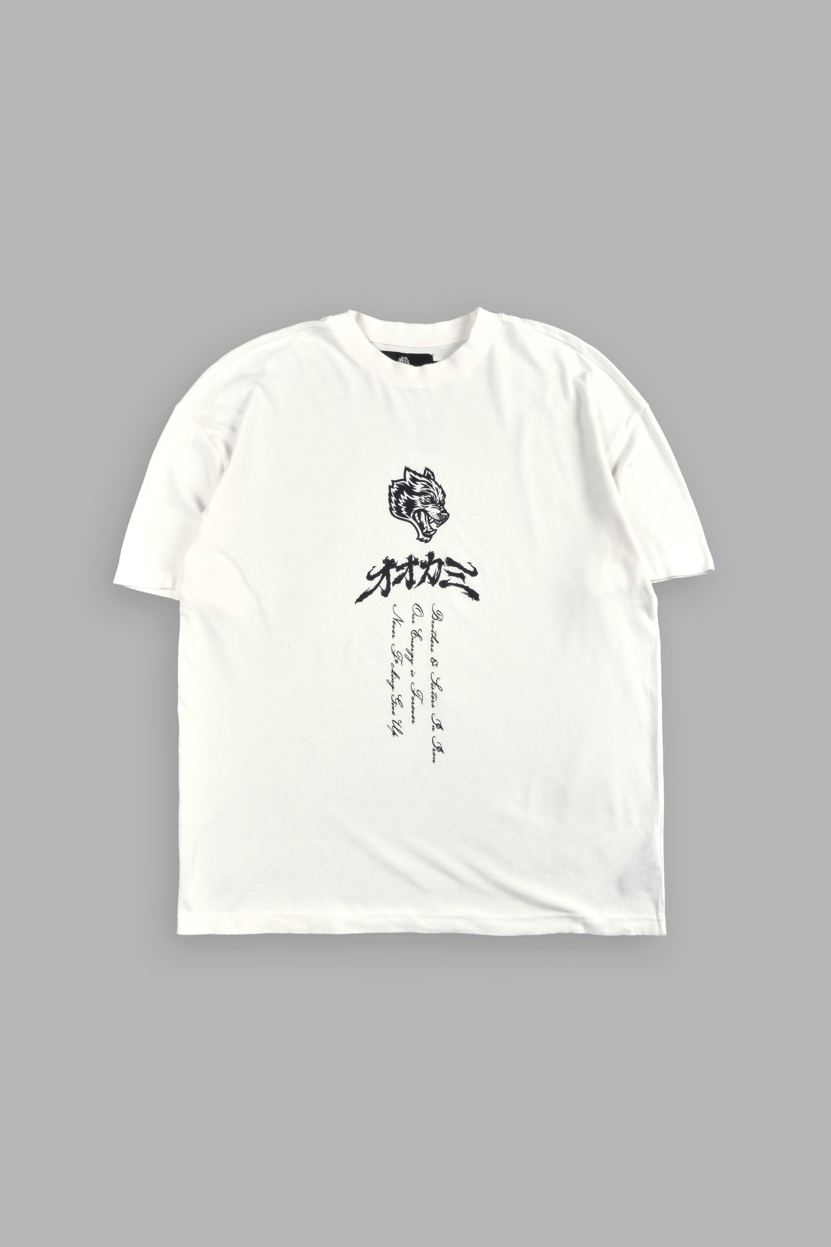 Darc Yokai Premium Oversized Tee in Cream
