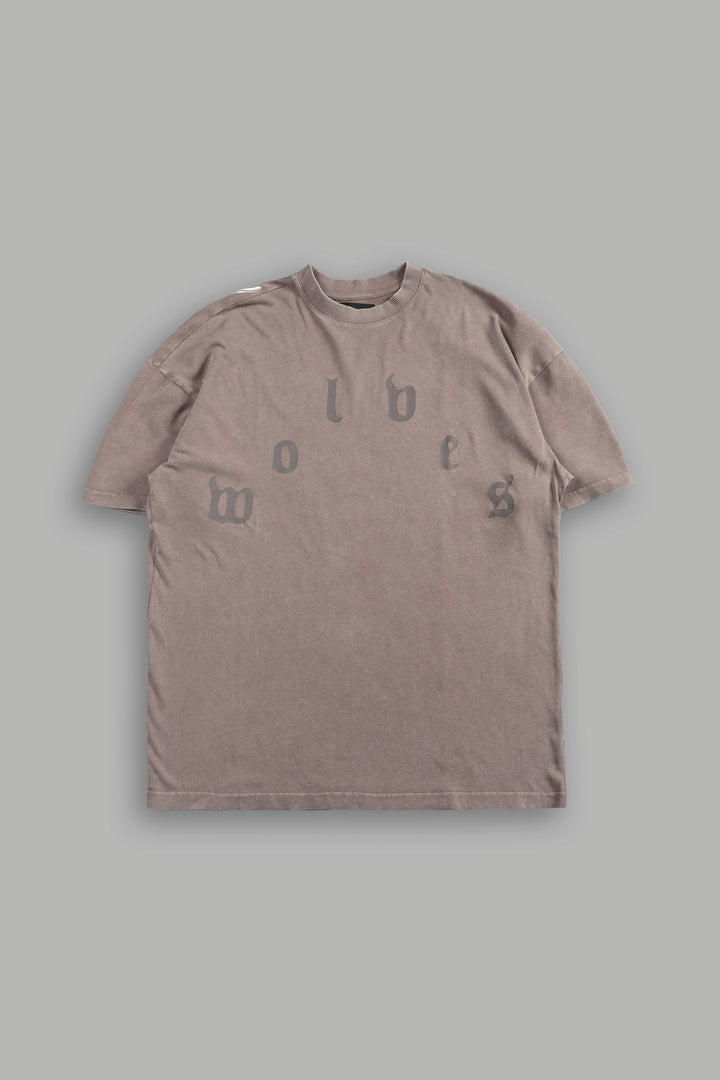 Her Prayer Premium Tee Oversized In Mojave Brown