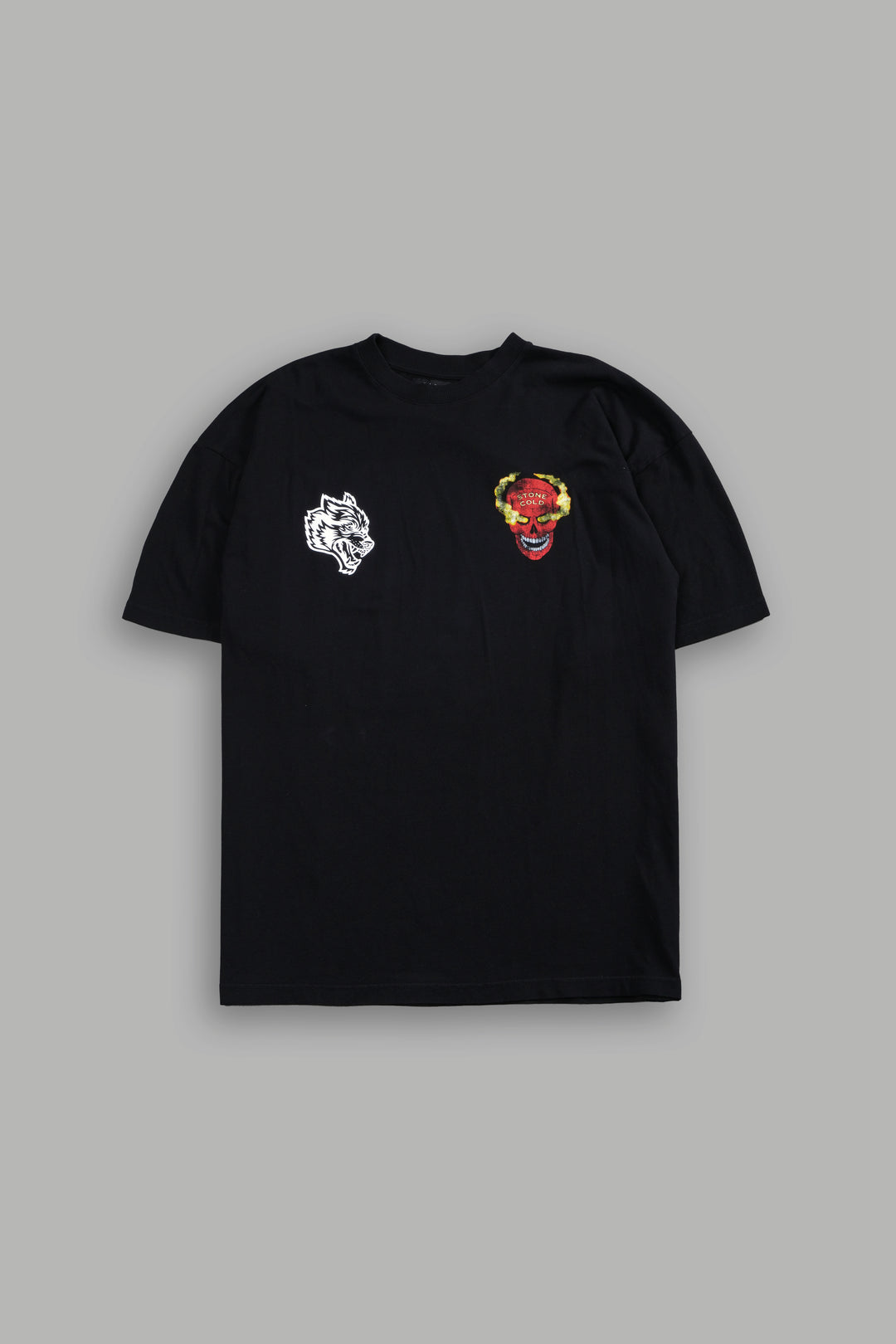 Stone Cold "Premium" Oversized Tee in Black
