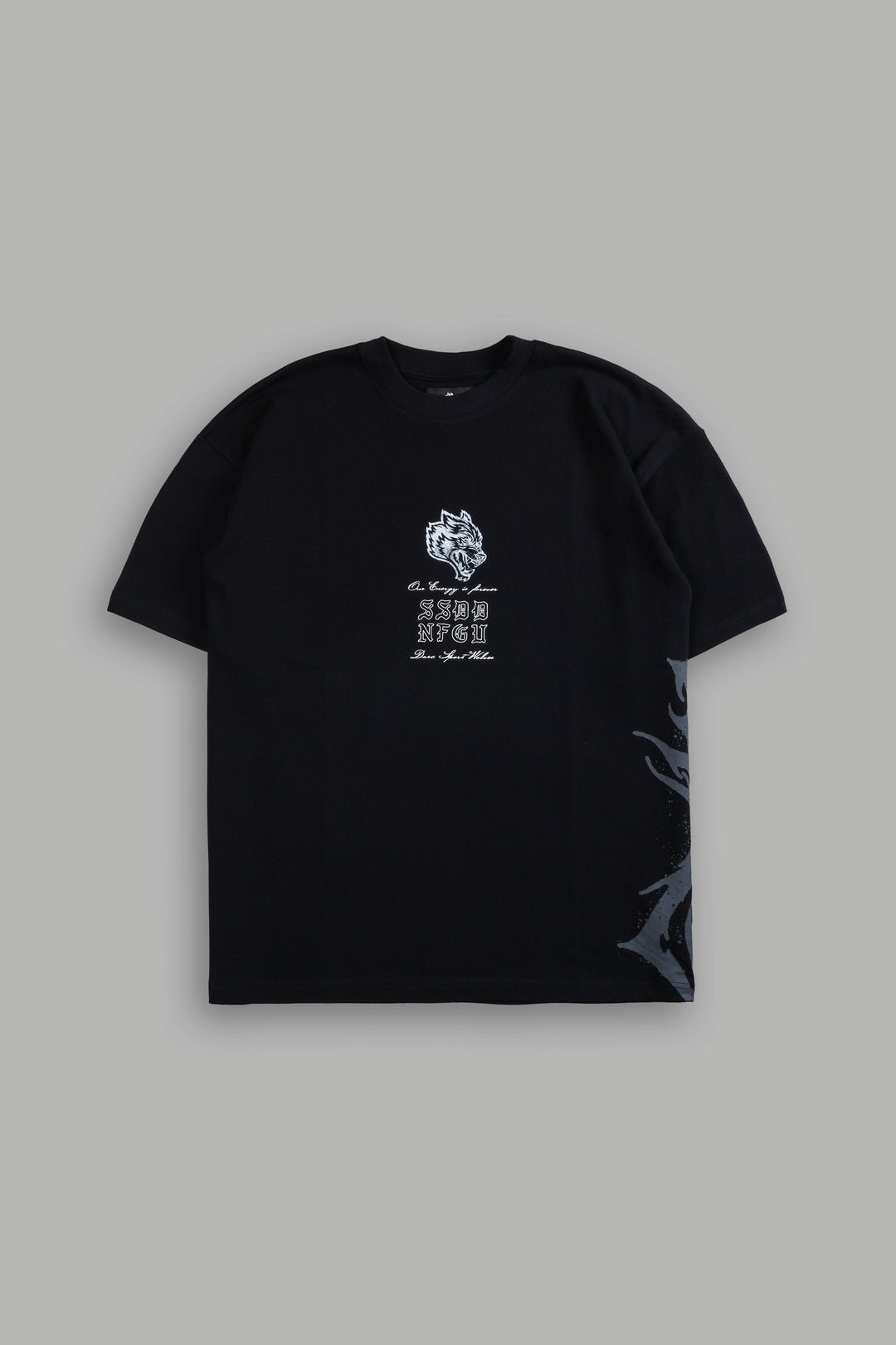 OnlyUs Forever "Premium" Oversized Tee in Black