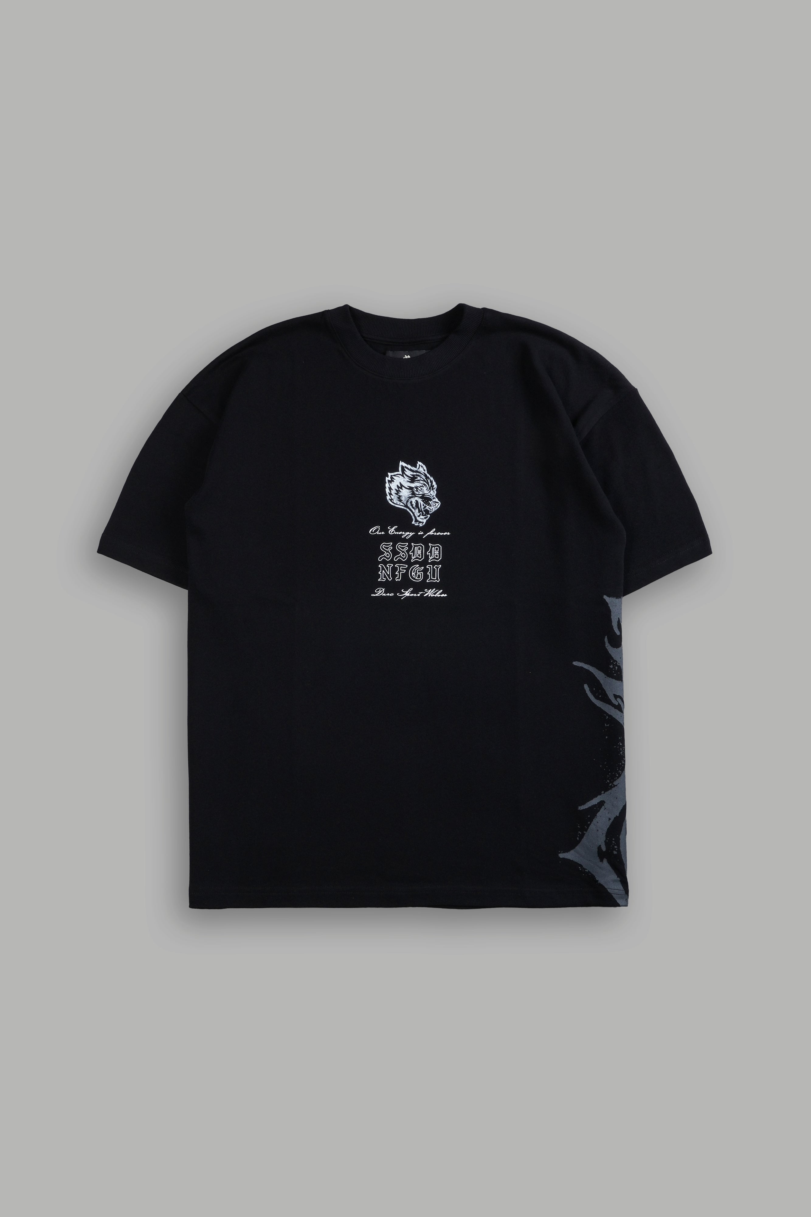 OnlyUs Forever "Premium" Oversized Tee in Black