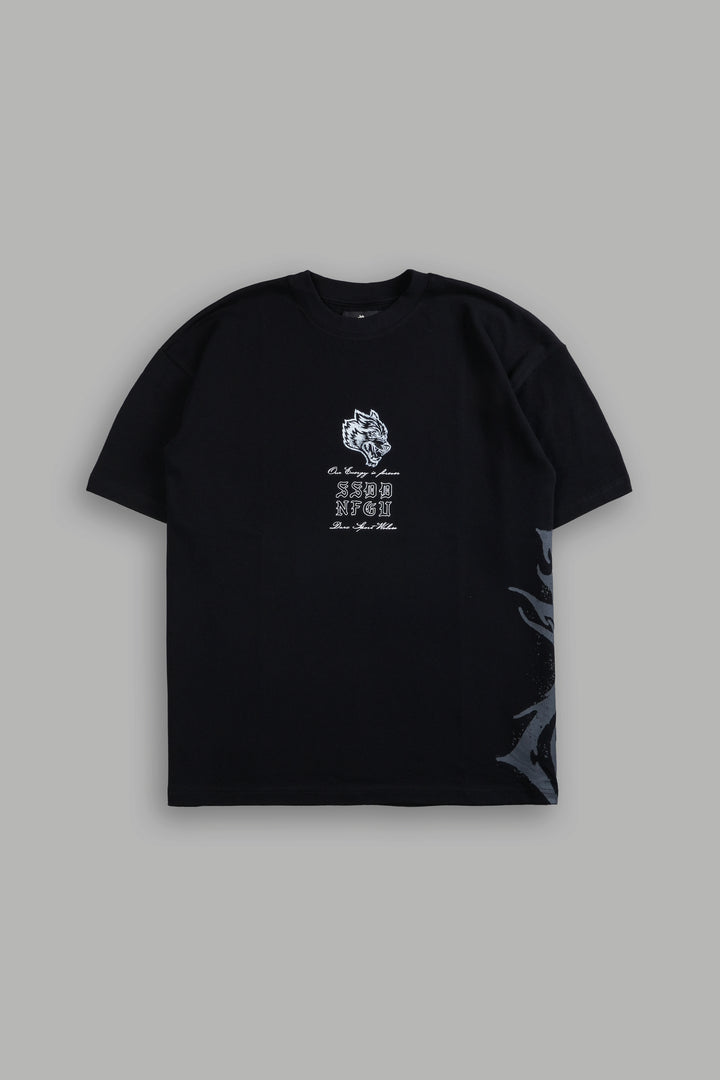 OnlyUs Forever "Premium" Oversized Tee in Black