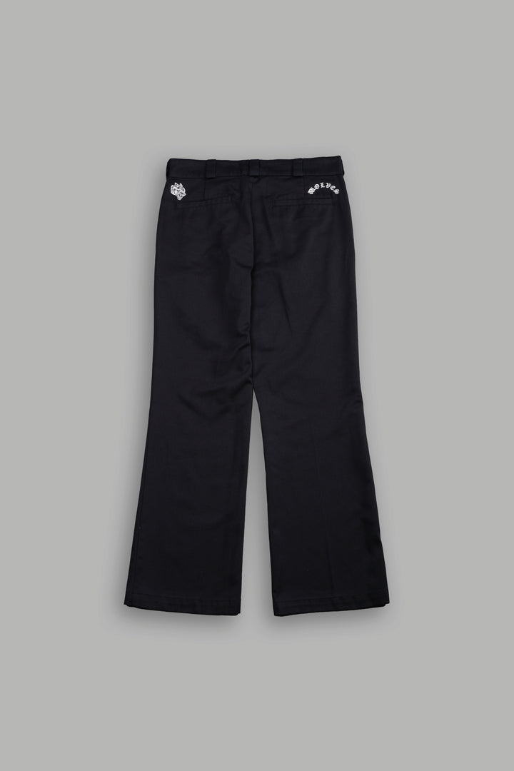 Wolf Chopper Rickies Pants in Black