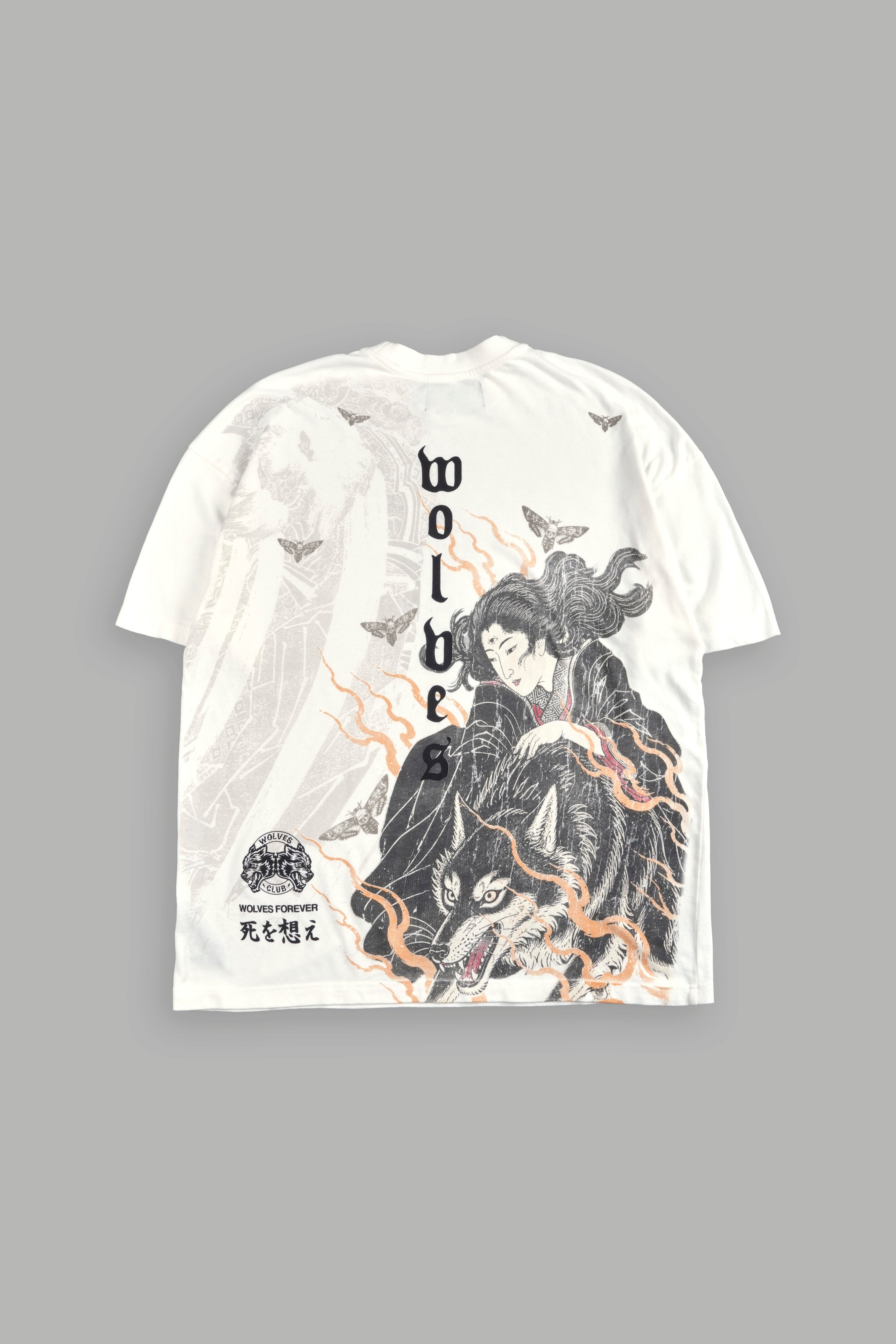 Darc Yokai Premium Oversized Tee in Cream