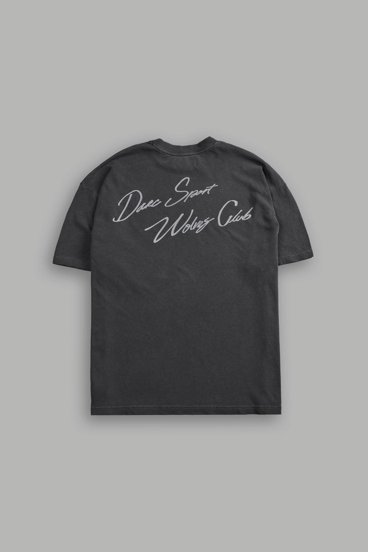 Wolves Club FRVR Unisex "Premium" Oversized Tee in Wolf Gray