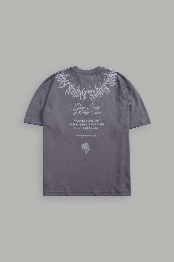 Hesh Core V2 Premium Oversized Tee in Slate Gray