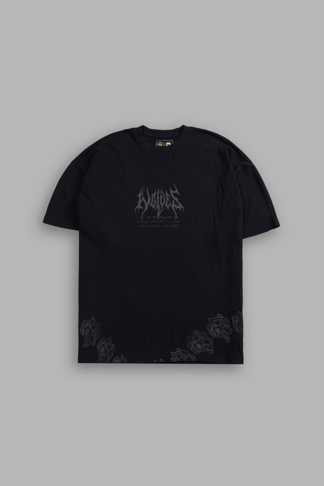 Darc Joker "Side By Side" Series Premium Oversized Tee in Black