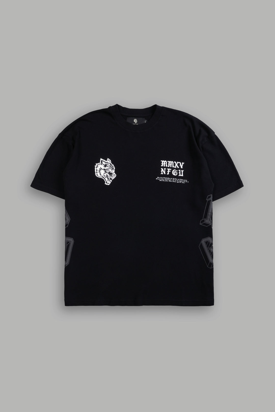 Unbroken "Premium" Oversized Tee in Black