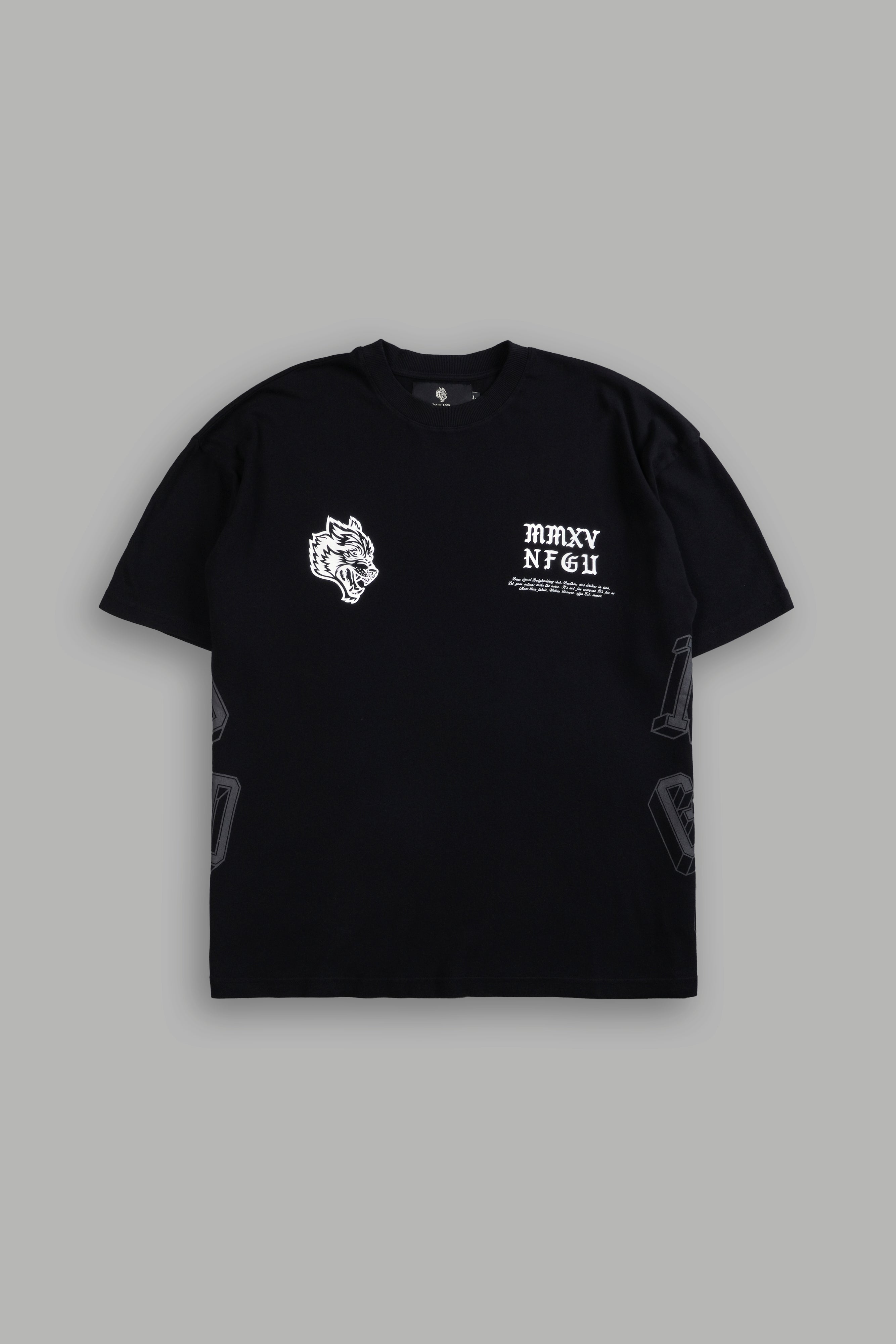 Unbroken "Premium" Oversized Tee in Black