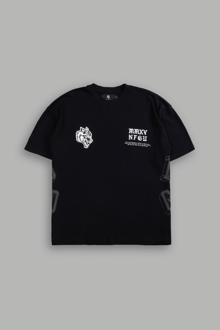 Unbroken "Premium" Oversized Tee in Black