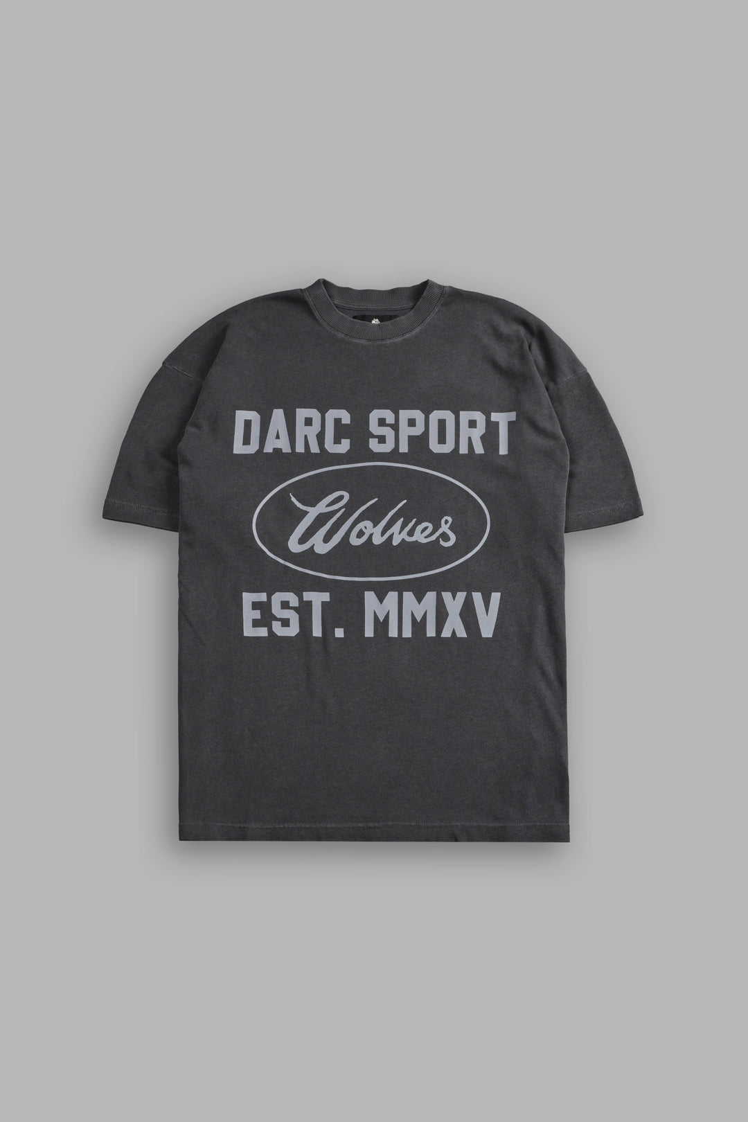 Darc Sport MMXV "Premium" Oversized Tee in Wolf Gray