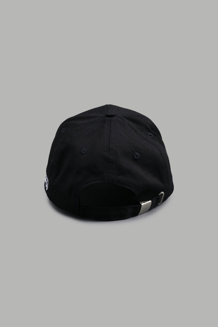 Knight Fall 5 Panel Hat in Black