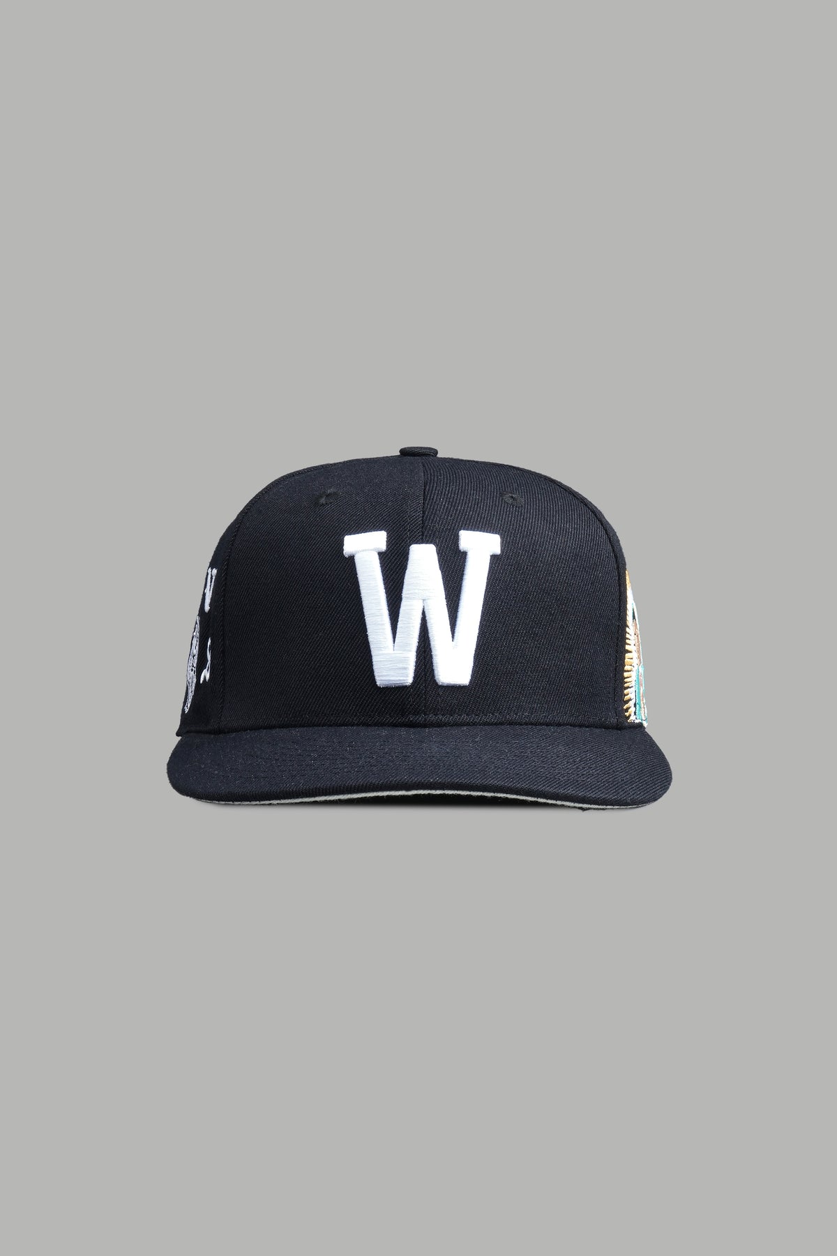 Nuestra Senora Fitted Cap In Black