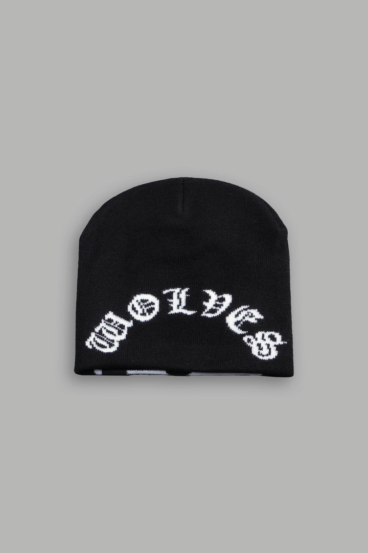 Fiend Skull Cap Beanie in Black