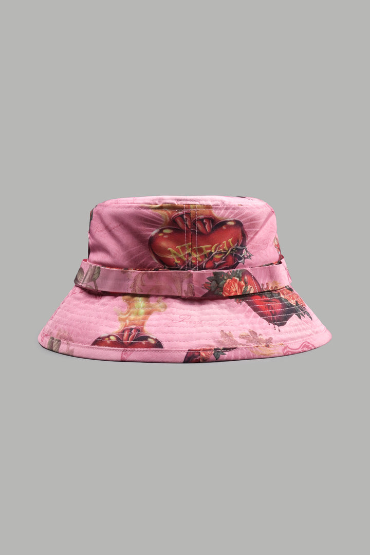 Wolf Patch V2 Boonie Bucket Hat in Corazon de Devocion