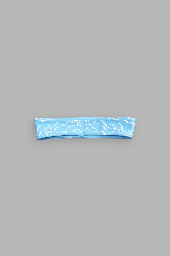 Eternal Flame Energy Headband in Blue Crane