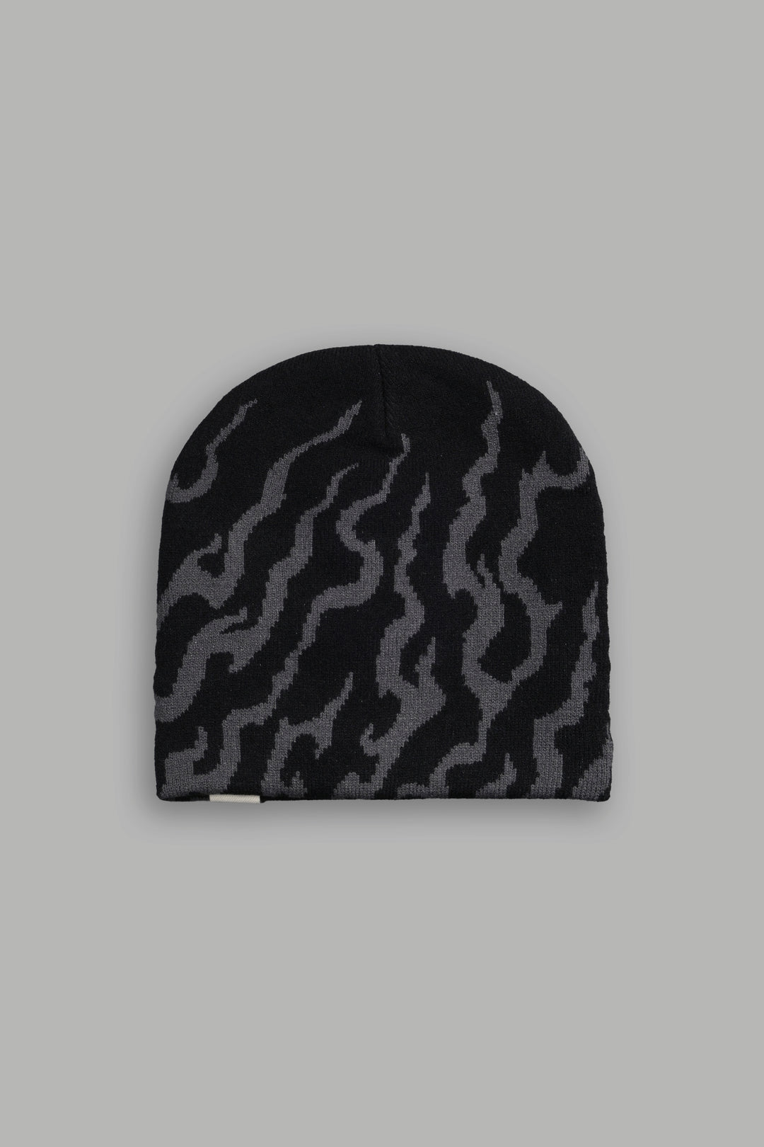 Iron Cross Cap Beanie in Black