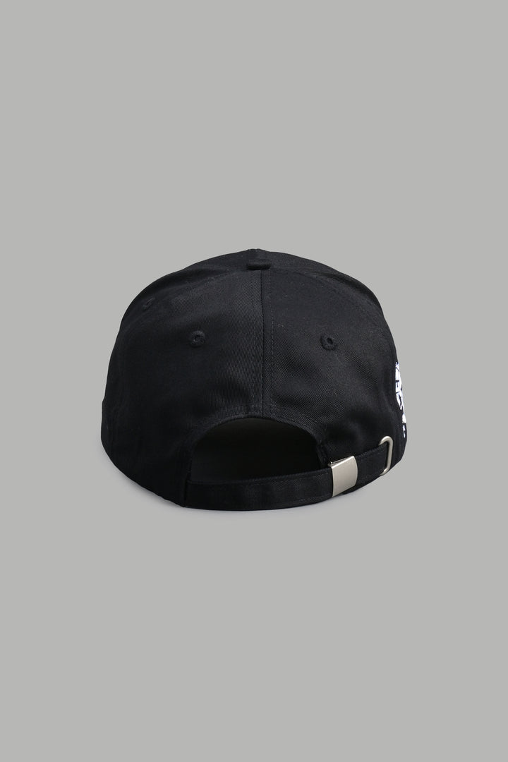 Stone Cold Big Skull 5 Panel Hat in Black/Blue