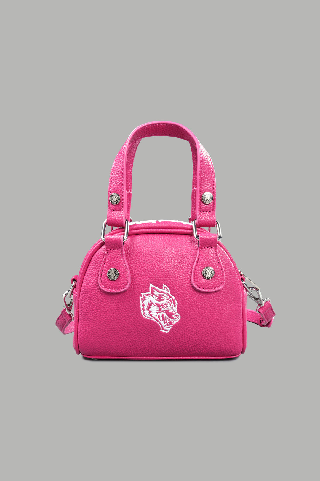 DSVD Collab VD Leather Mini Bowler in Mauve/Pink