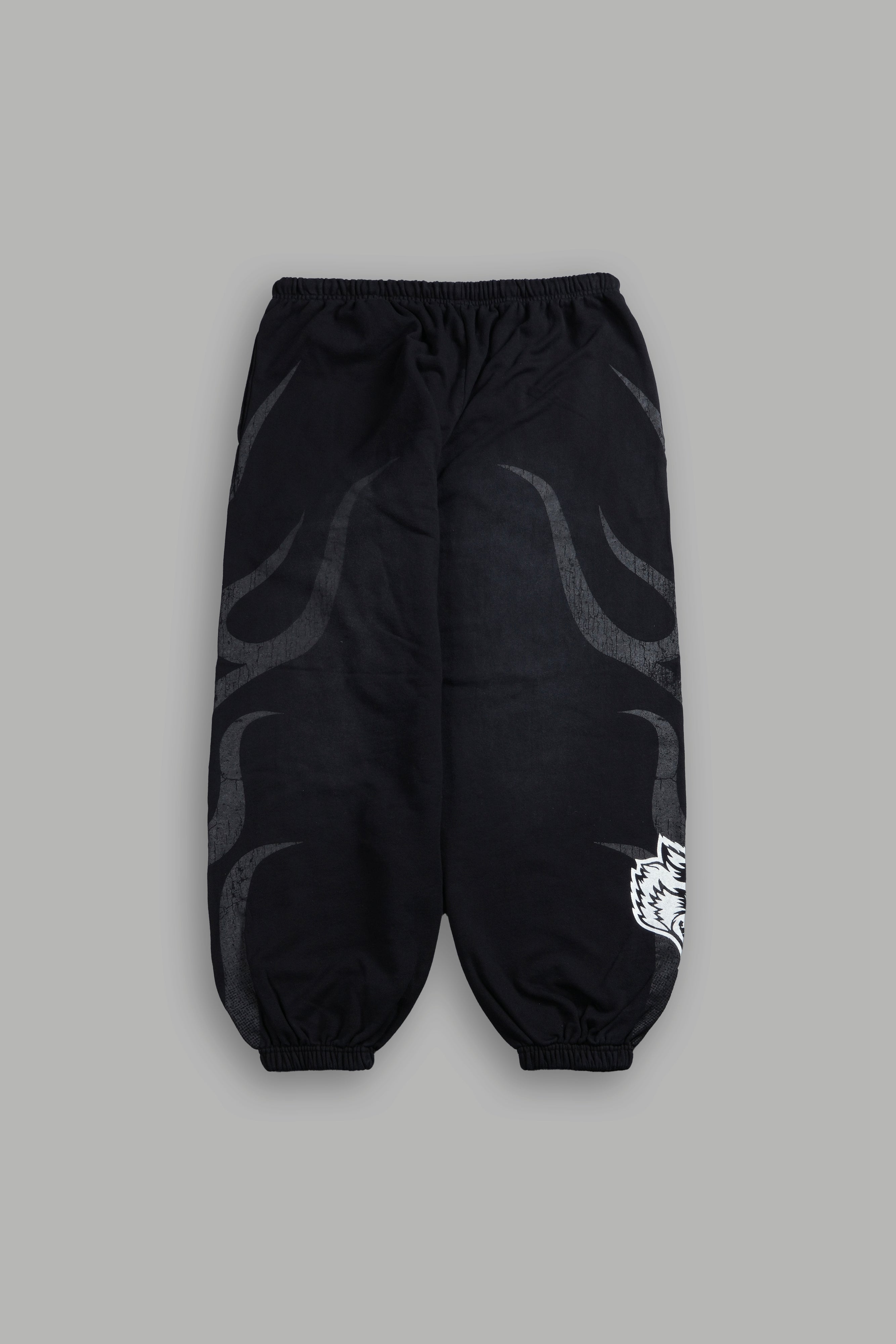 Chopper Inferno Lounger Sweat Pants in Black Sun Fade