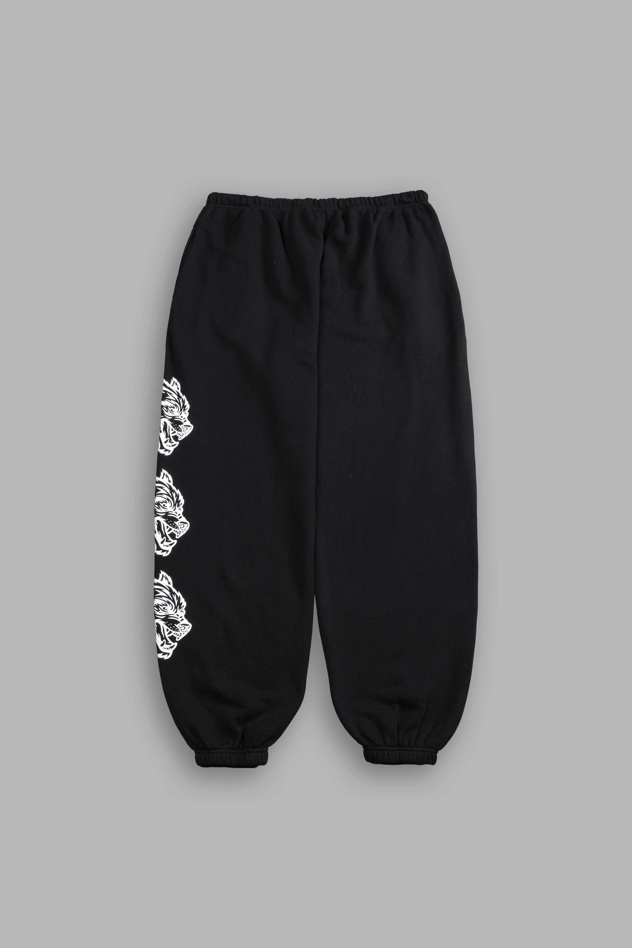 Heart Cherub Lightweight Lounger Sweat Pants in Black