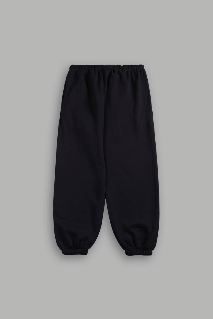 Dual Lightweight Lounger Sweat Pants In Black