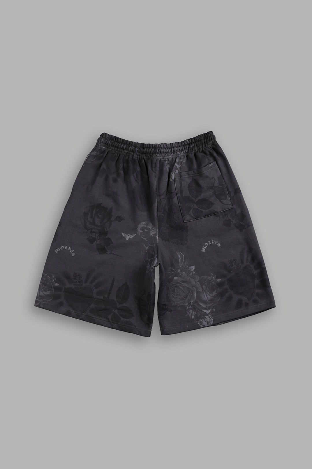 Wolves Club Oversized Osiris Sweat Shorts in Lobo