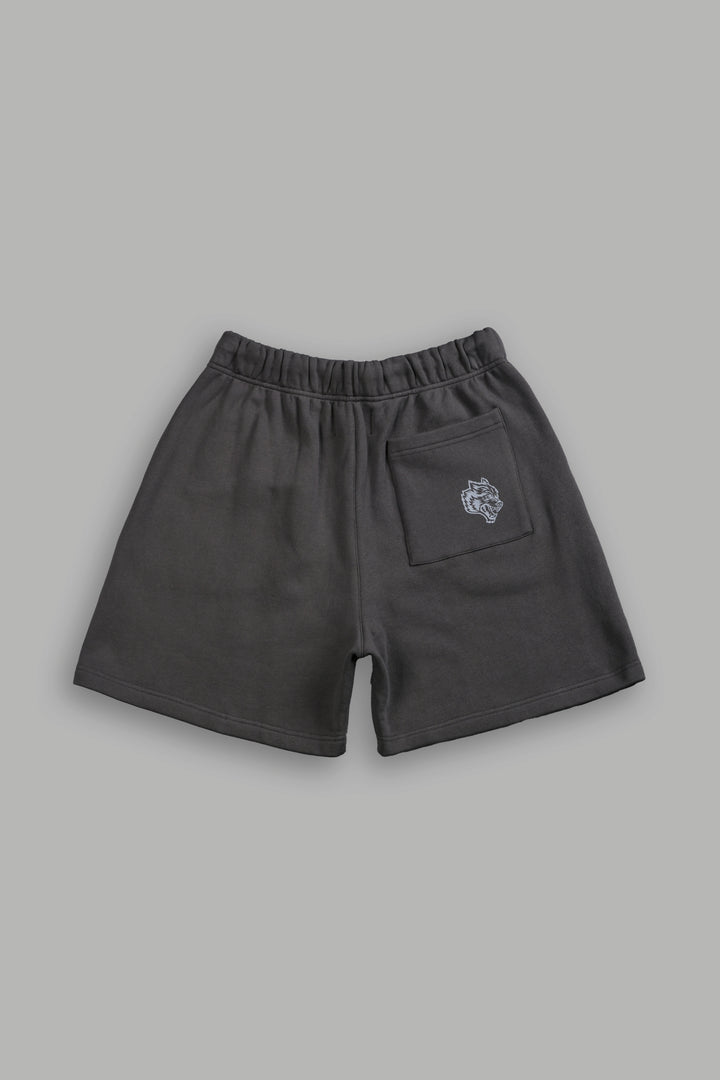 Stud Wolf Post Lounge Sweat Shorts in Wolf Gray