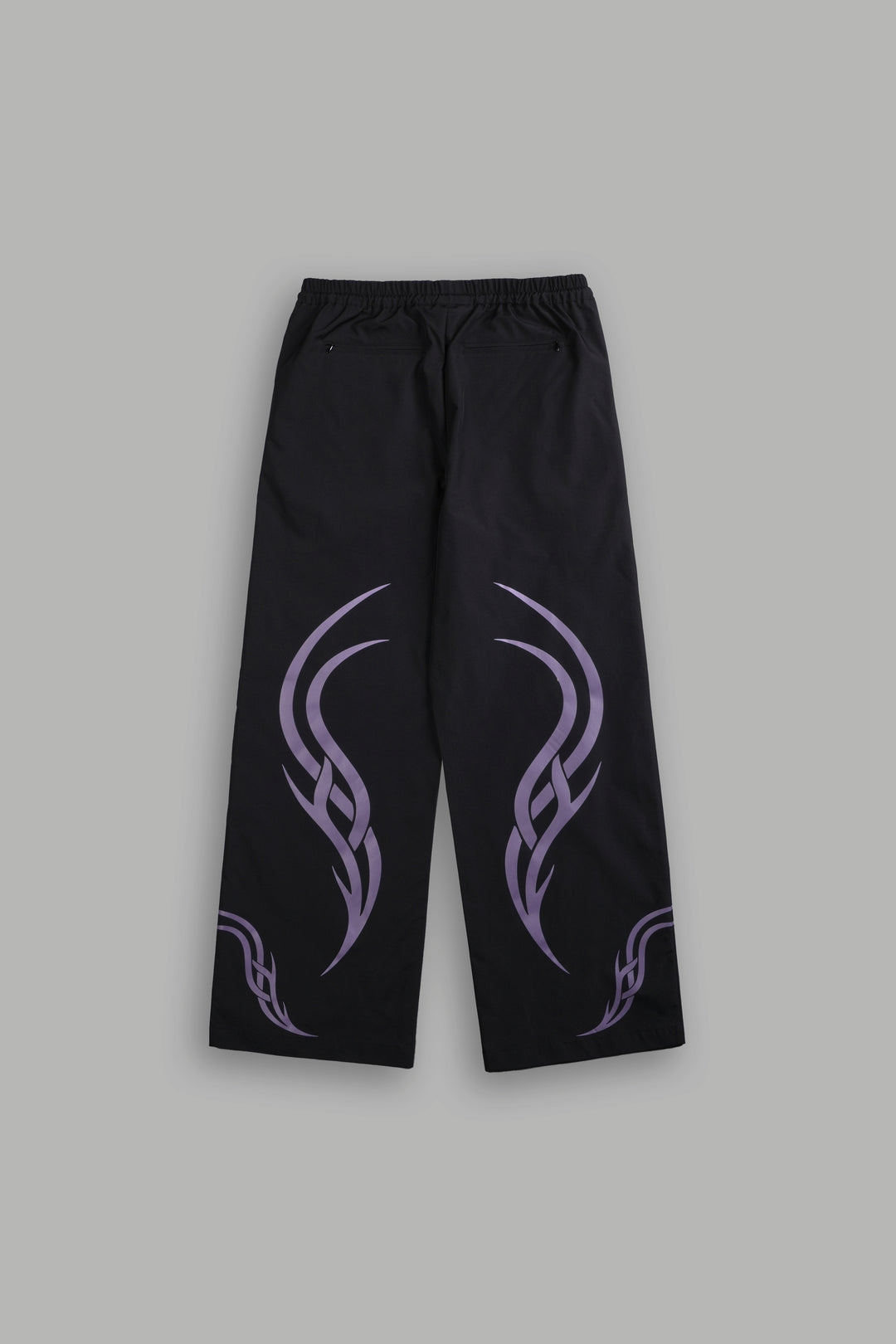 Dual Finite Code She Nadia Track Pants in Black/Phantom Purple
