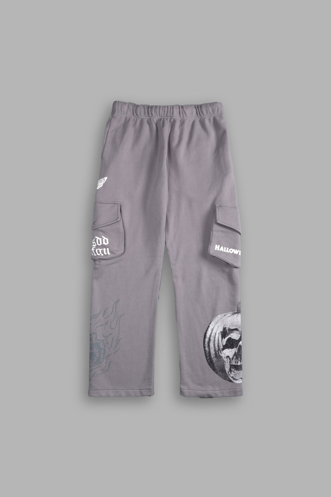 He's Coming Back Bigelow Cargo Sweat Pants in Dove Gray