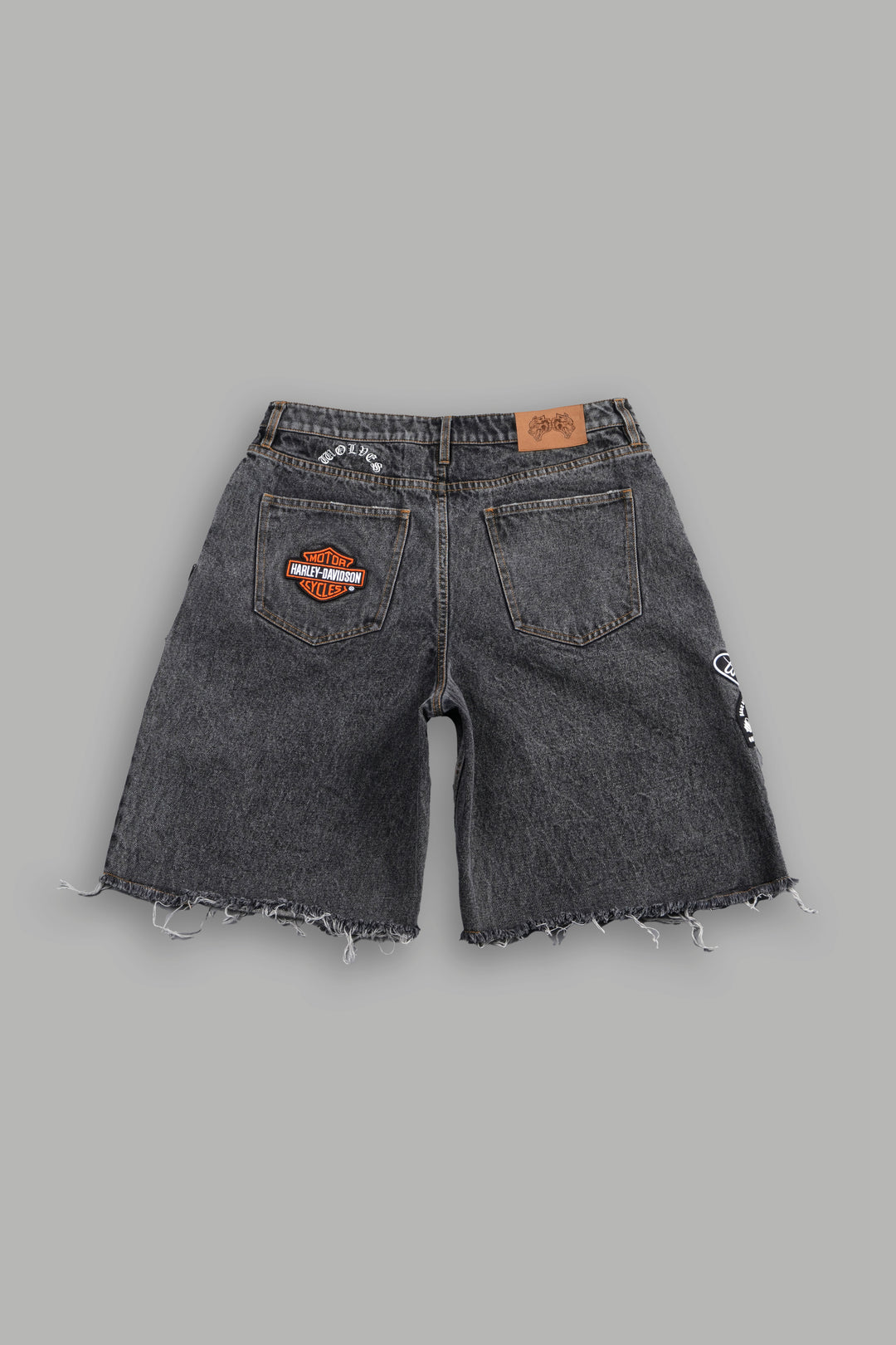 Brotherhood Ash Denim Jean Short in Black