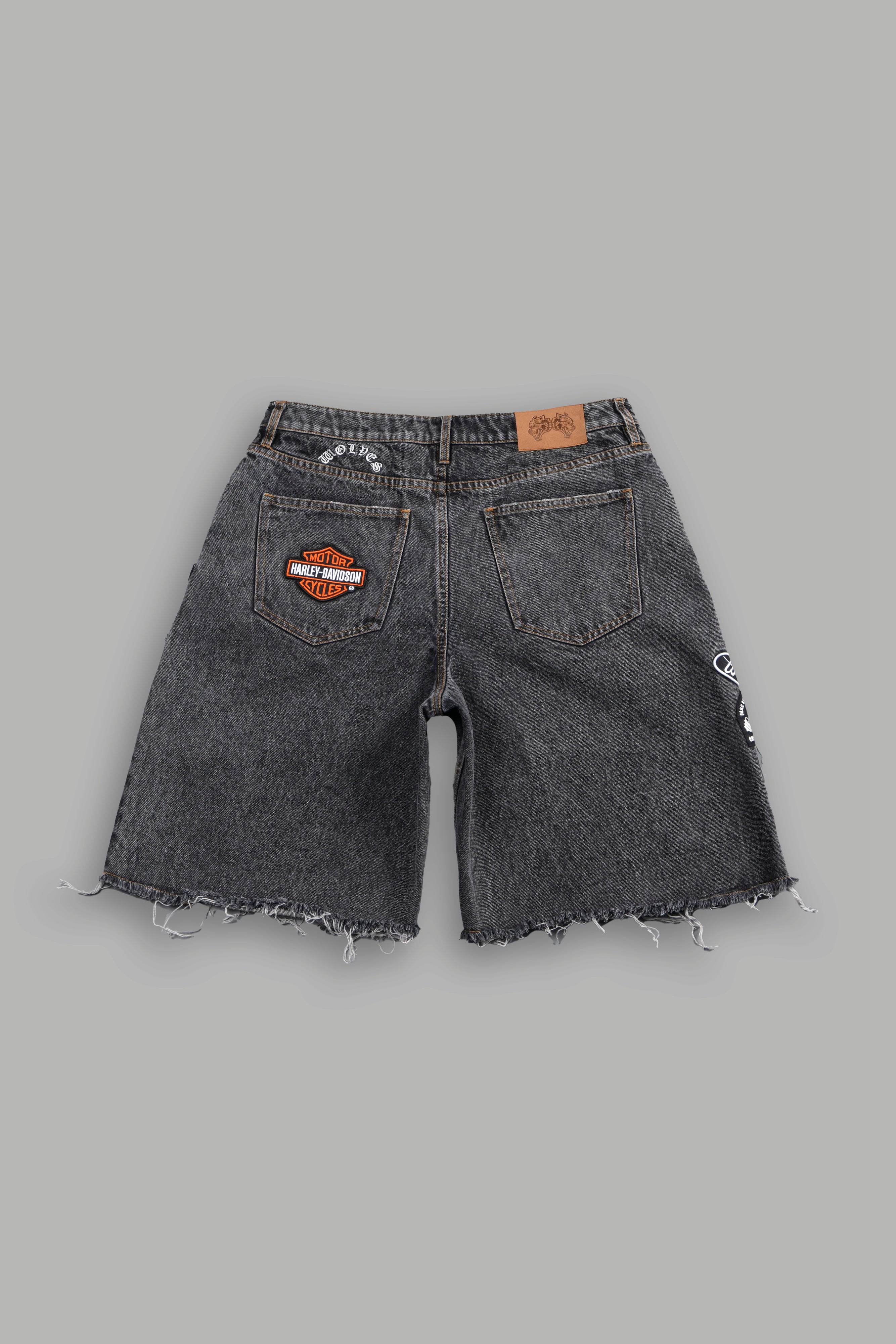 Brotherhood Ash Denim Jean Short in Black