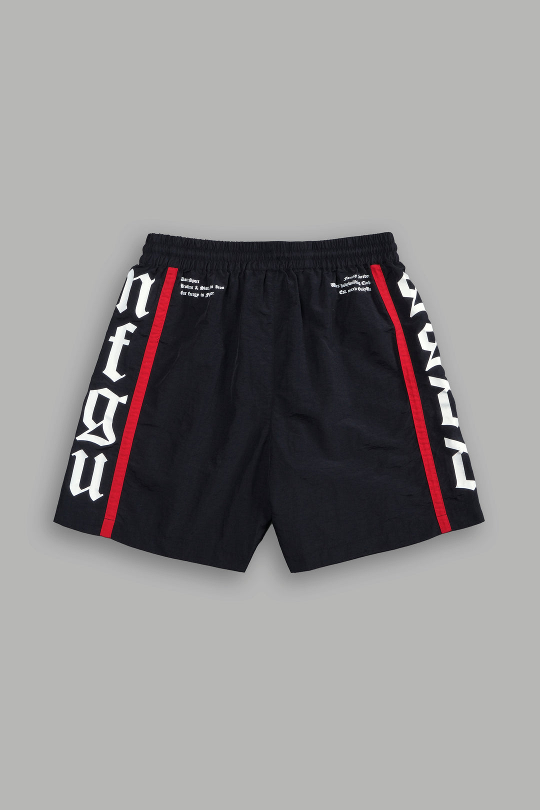 SSDDNFGU Forever Remind Track Shorts in Black