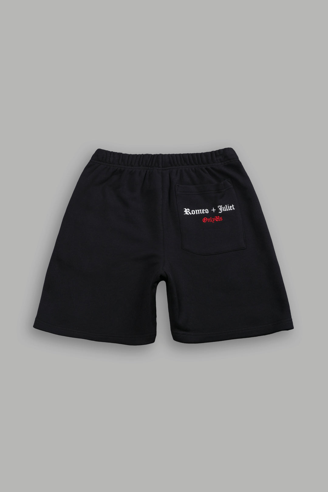 Doomed Love Post Lounge Sweat Shorts in Black