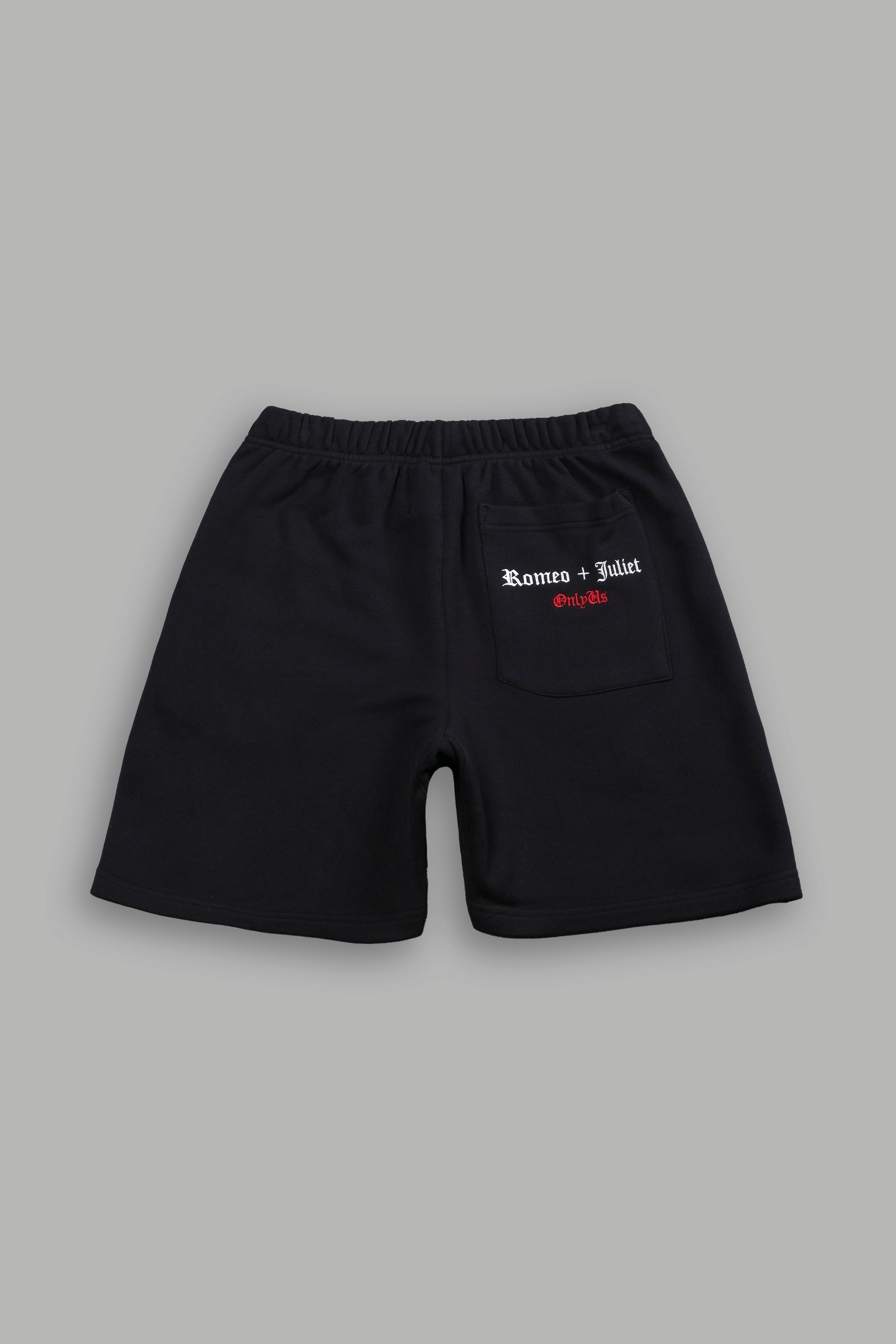 Doomed Love Post Lounge Sweat Shorts in Black