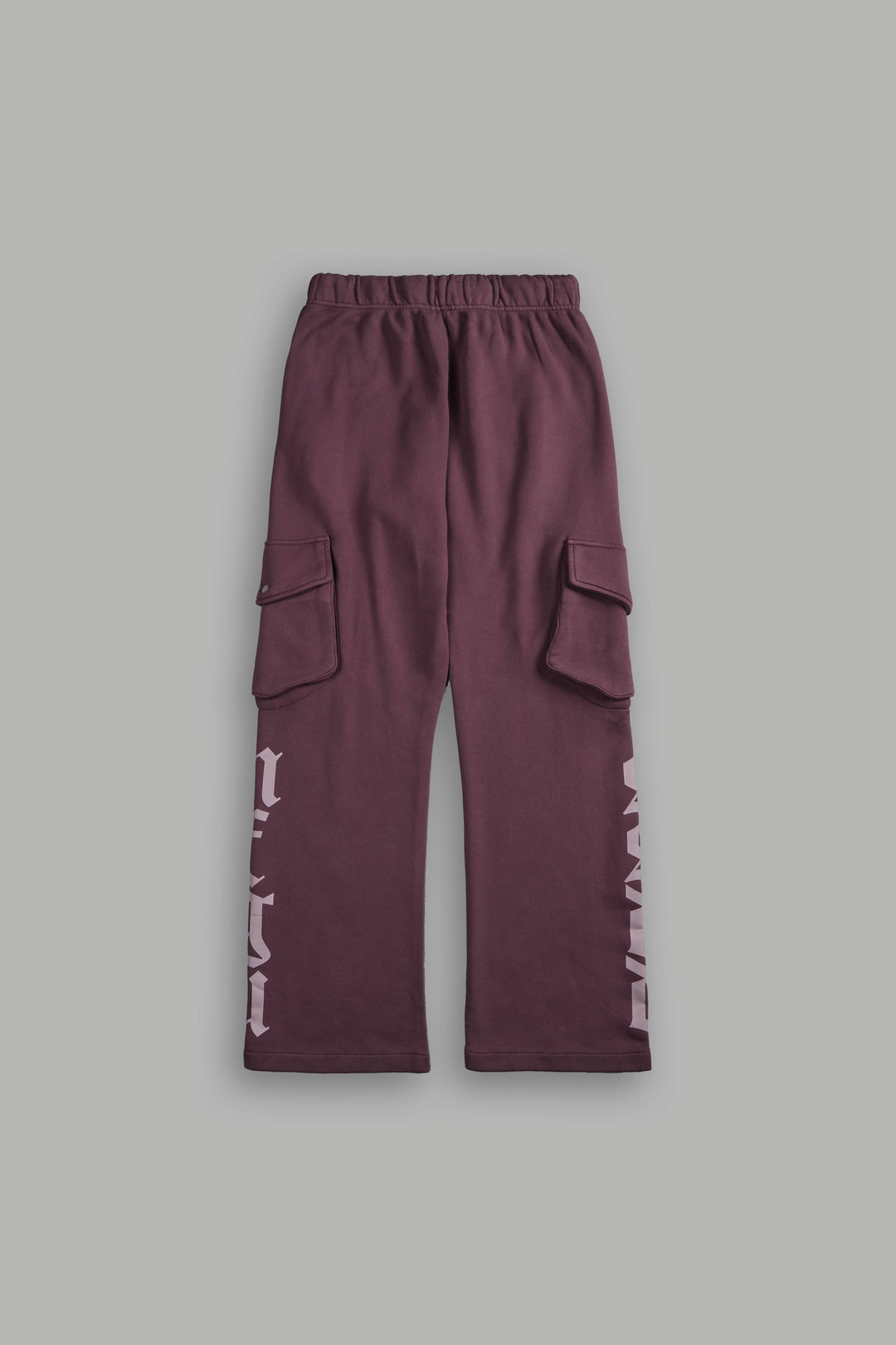 Our Mantra Bigelow Cargo Sweat Pants in Darc Purple