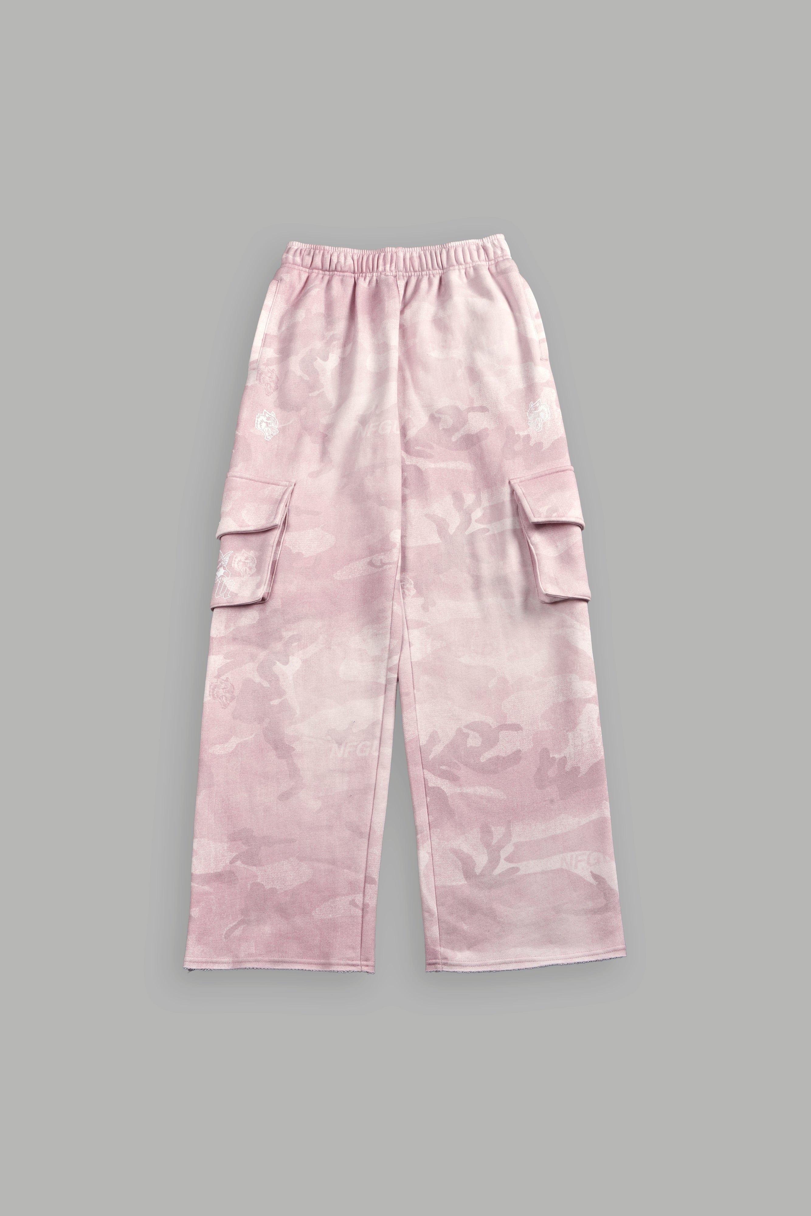 Dual Cherub NFGU Big Cozy Sweats in Blush Vintage Woodland Camo