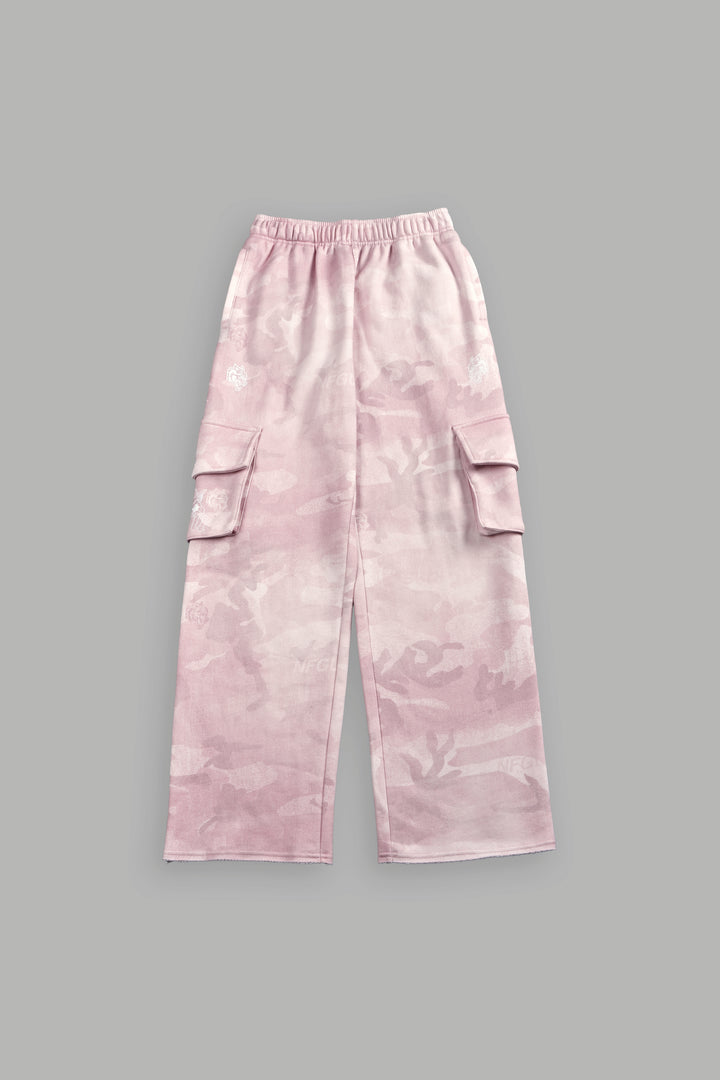 Dual Cherub NFGU Big Cozy Sweats in Blush Vintage Woodland Camo