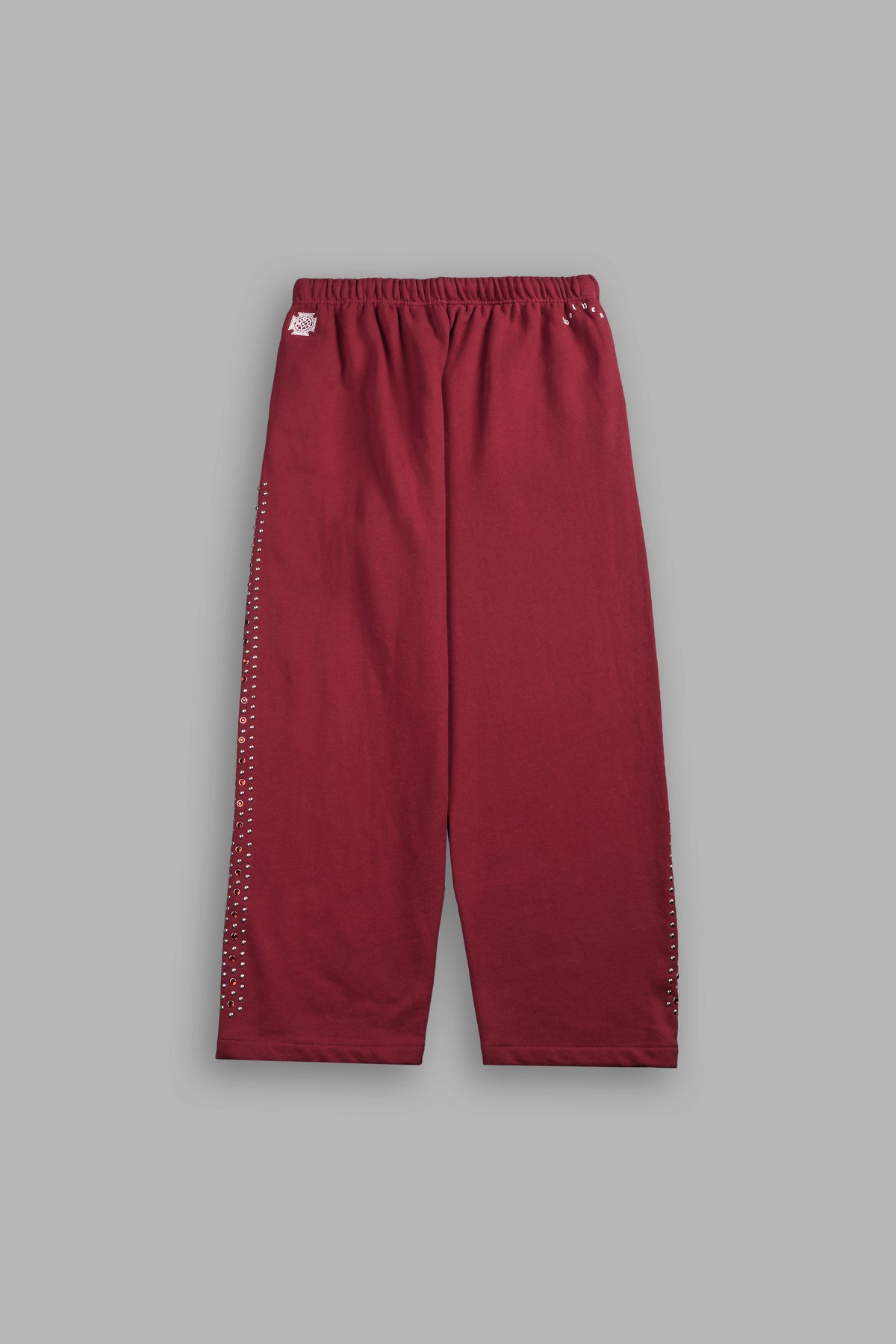 Stud Muerto Baggier Bigelow Sweat Pants In Cherry Red