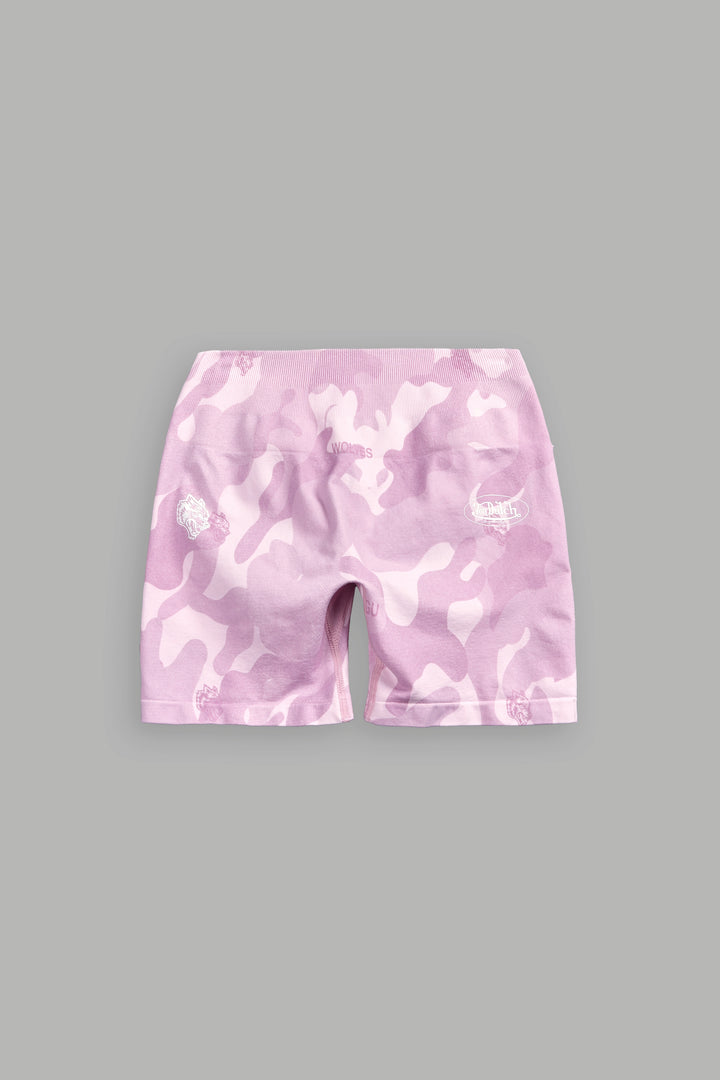 DSVD Legacy "Stella" Soft Seamless Shorts in DSVD Bubblegum Camo