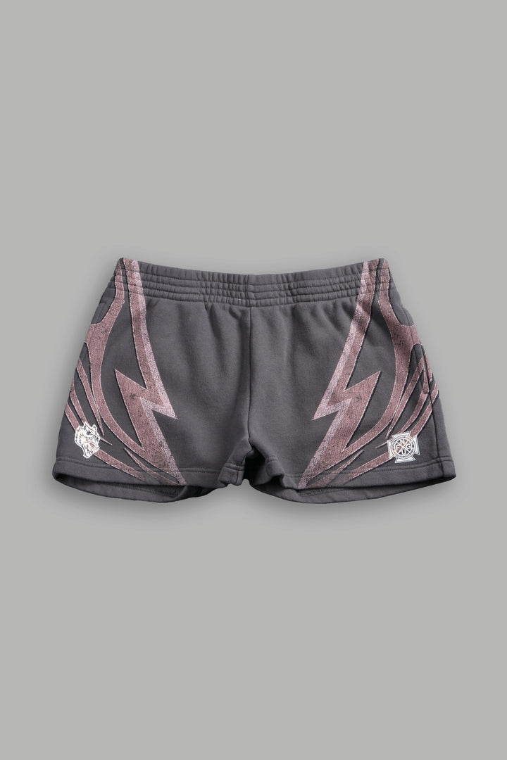 Real Recognize Real Ellie Sweat Shorts in Slate Gray