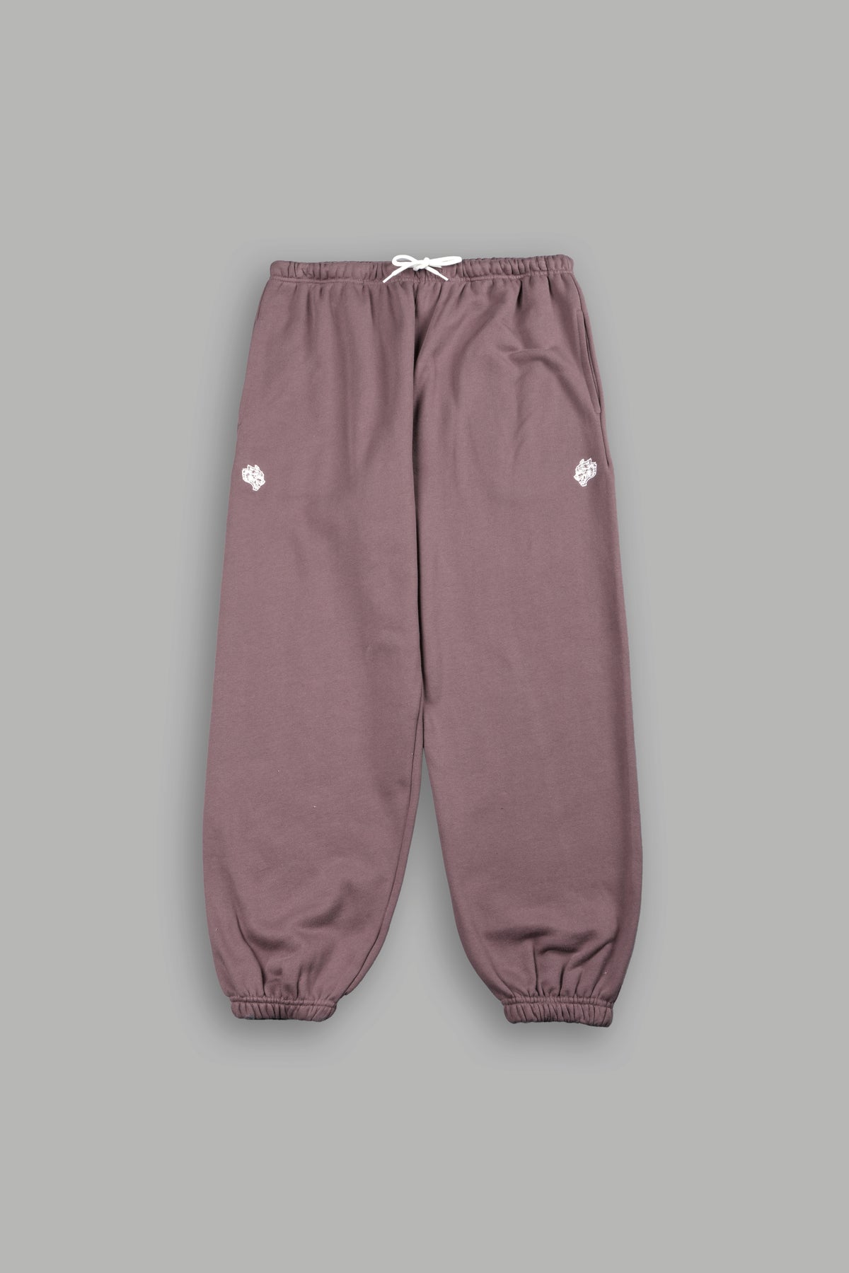 Dual Wolf Lightweight Lounger Sweat Pants In Rose Taupe