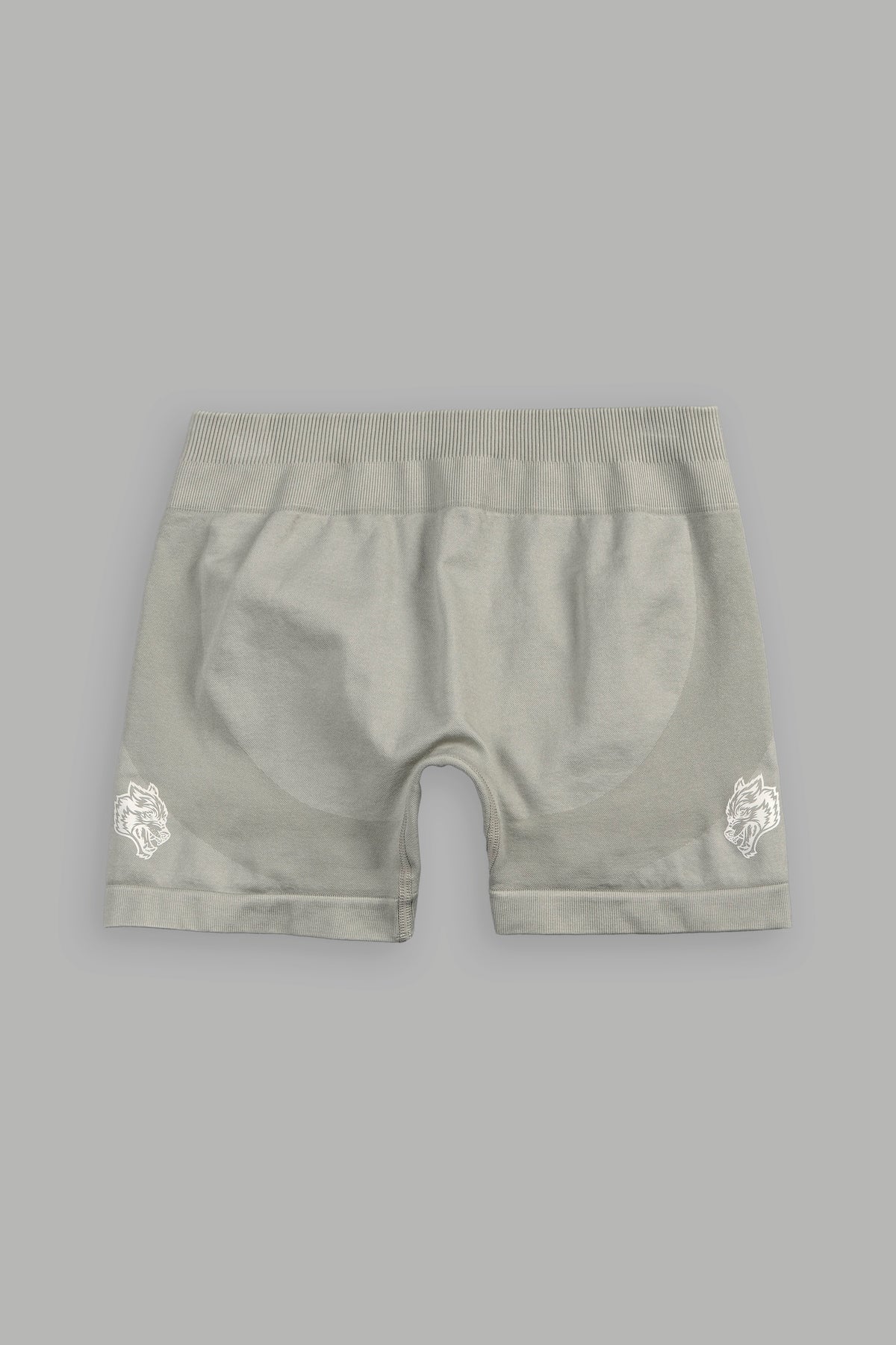 Dual She Wolf Everson Seamless Katya Shorts In Cactus Gray