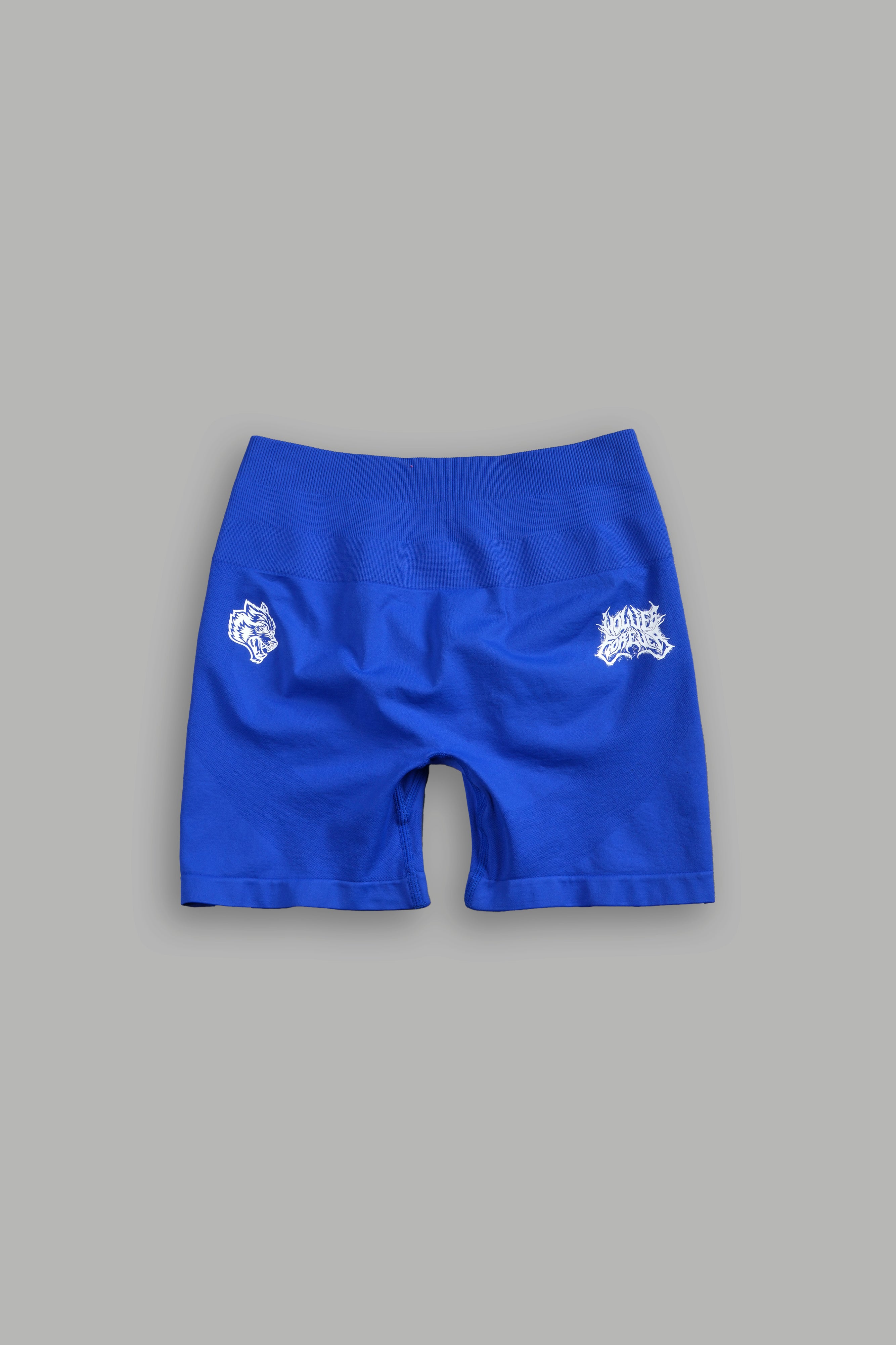 WLVS FRVR Hesh "Stella" Soft Seamless Shorts in Cobalt Blue