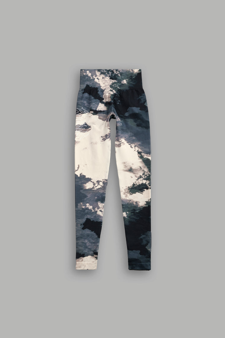 Hesh V2 "Everson Seamless" Scrunch Leggings in Sandstorm Marble Wash