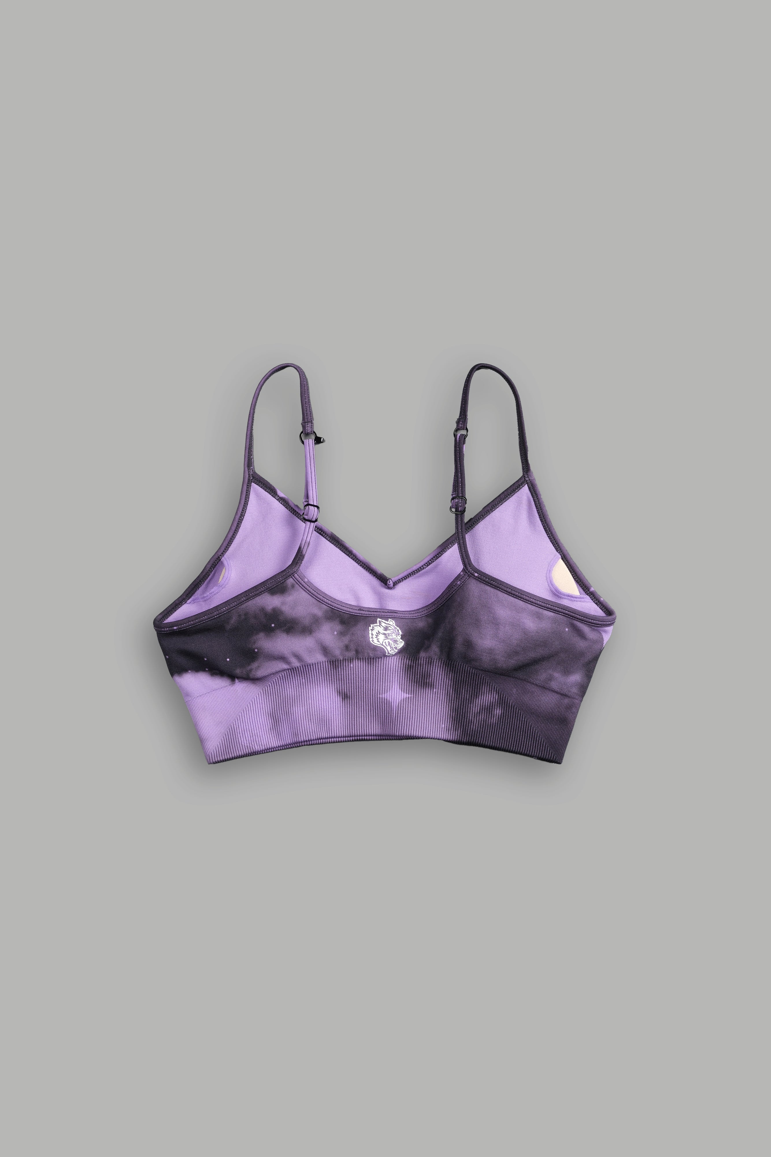 Wolves Gym V2 "Everson Seamless" Sports Bra in Purple Desert Night Sky